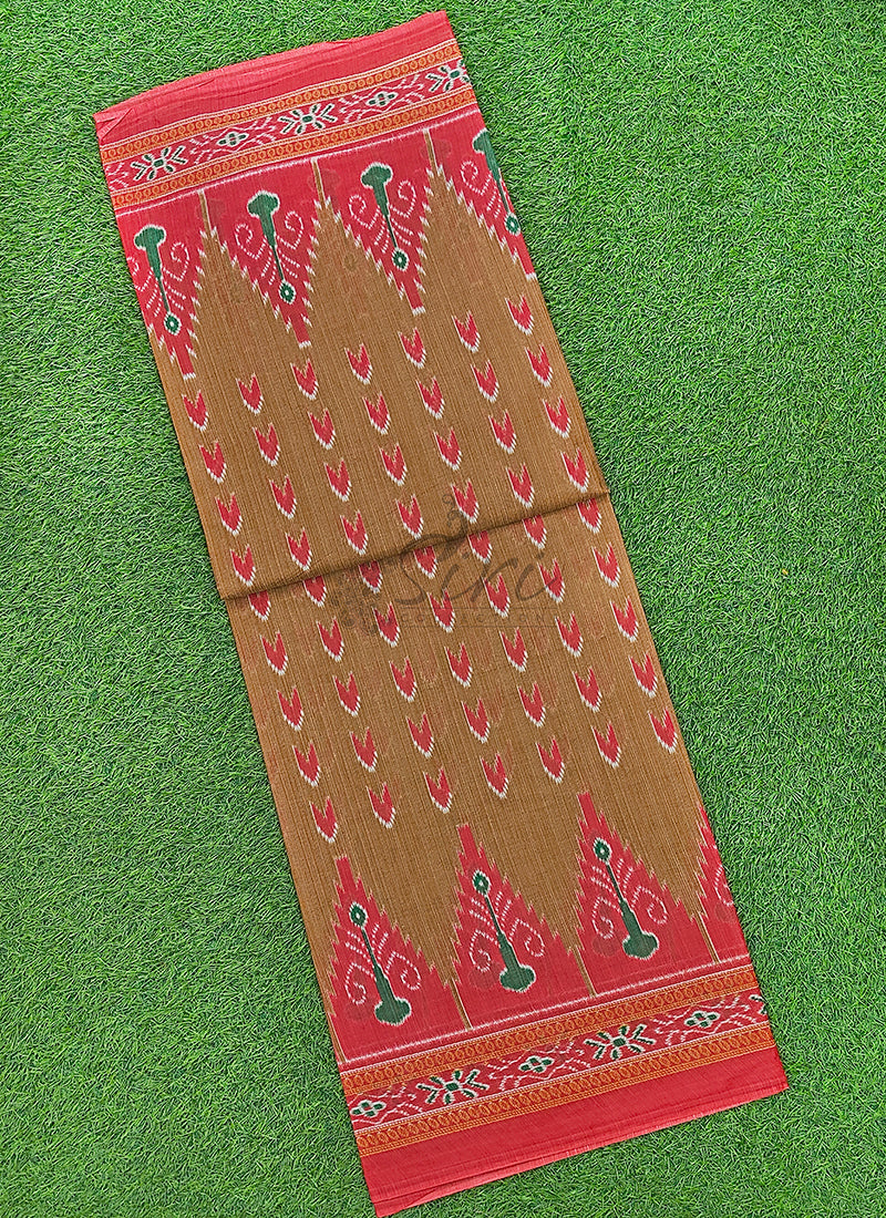 Pure Soft Cotton Saree in Ikat Print