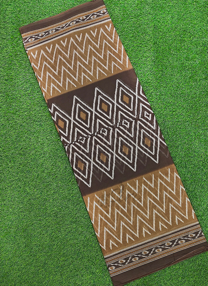 Pure Soft Cotton Saree in Ikat Print