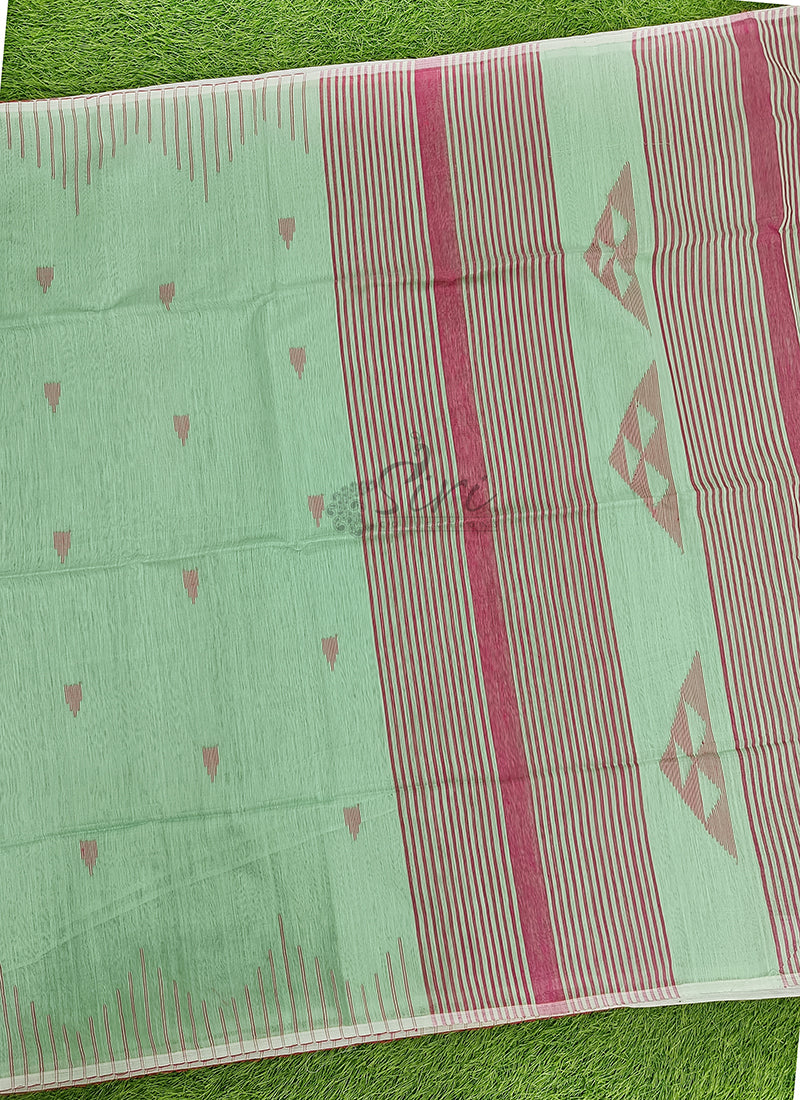 Elegant Pure Soft Bengal Cotton Saree