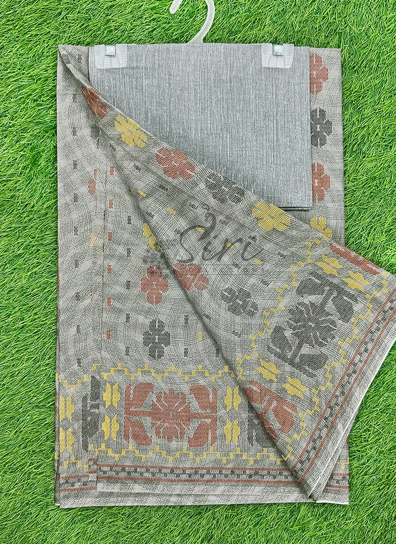 Latest Printed Pure Cotton Saree