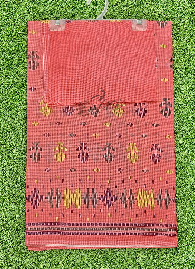 Latest Printed Pure Cotton Saree