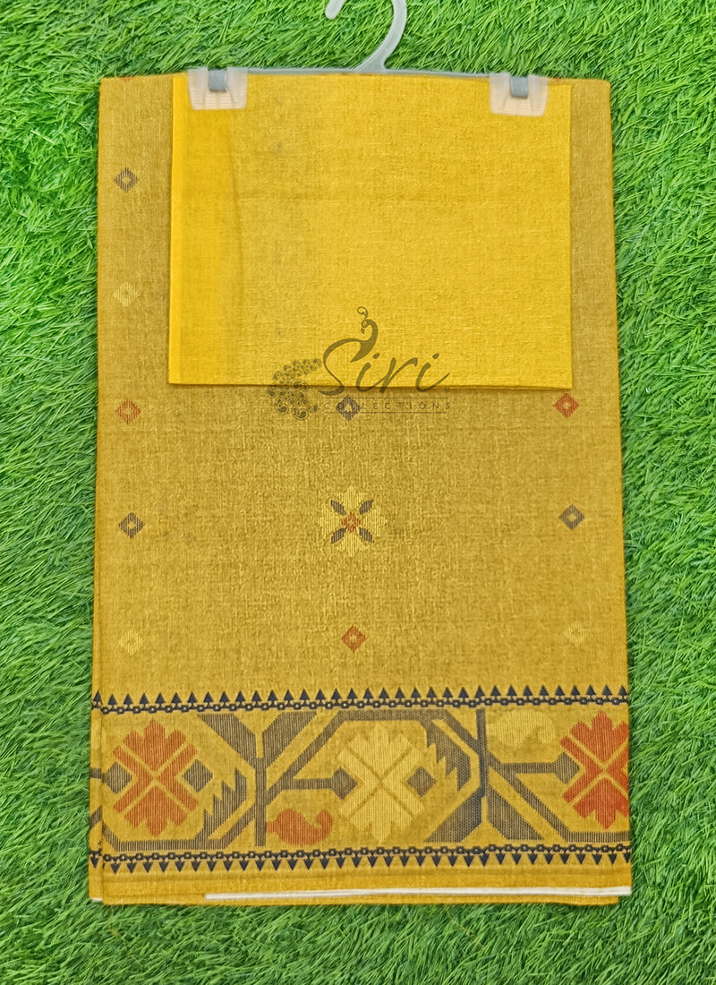 Latest Printed Pure Cotton Saree