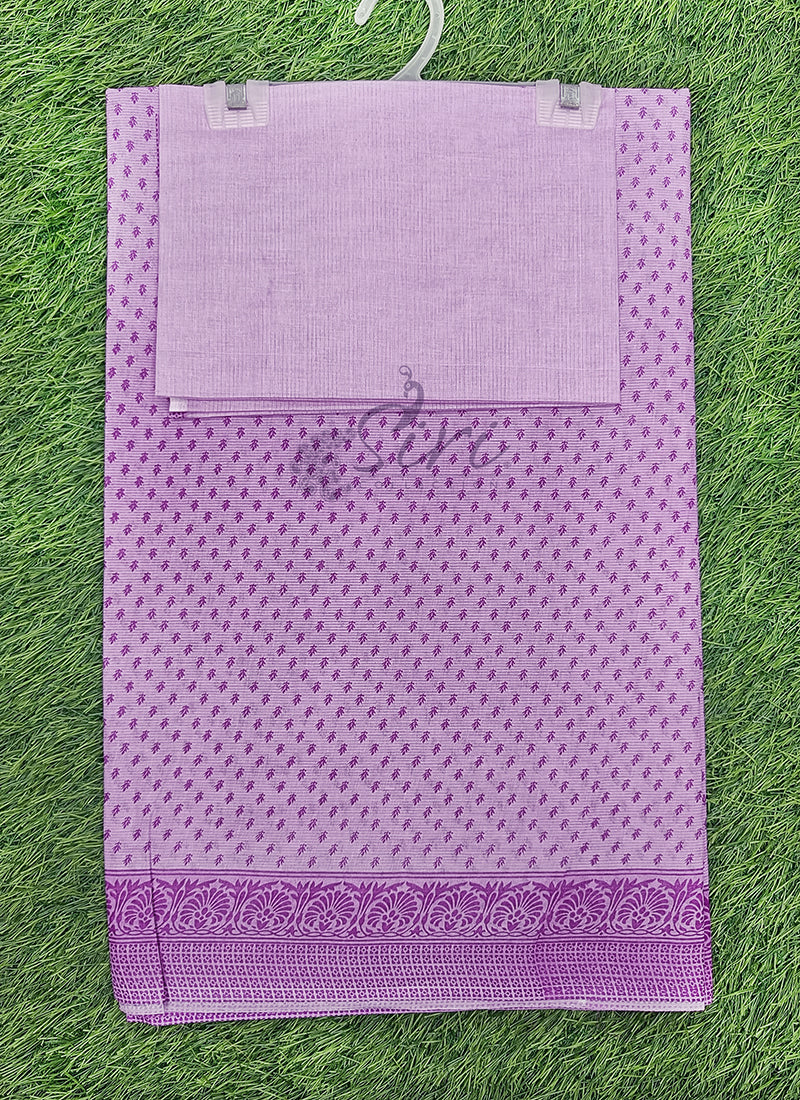 Latest Printed Pure Cotton Saree