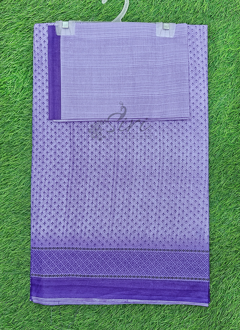 Latest Printed Pure Cotton Saree