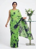 Lovely Jute Georgette Saree in Shibori Design