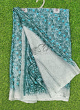 Beautiful Printed Metal Georgette Saree