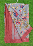 Lovely Printed Crepe Georgette Saree