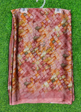 Beautiful Printed Metal Georgette Saree