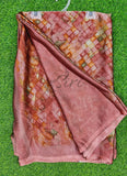 Beautiful Printed Metal Georgette Saree