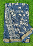 Lovely Printed Georgette Saree in Self Design