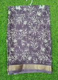 Lovely Printed Georgette Saree in Self Design