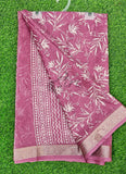 Lovely Printed Georgette Saree in Self Design