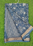 Lovely Printed Georgette Saree in Self Design