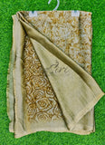 Beautiful Printed Metal Georgette Saree