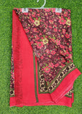 Latest Beautiful Printed Crepe Saree