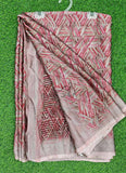 Beautiful Printed Metal Georgette Saree