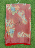 Beautiful Printed Brasso Saree