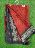 Beautiful Printed Metal Georgette Saree