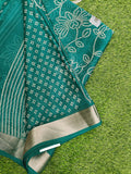 Lovely Printed Moss Georgette Saree