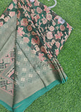 Beautiful Printed Brasso Saree in Foil Print