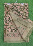 Beautiful Printed Brasso Saree in Foil Print