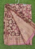 Beautiful Printed Brasso Saree in Foil Print