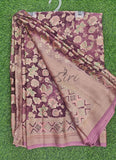 Beautiful Printed Brasso Saree in Foil Print