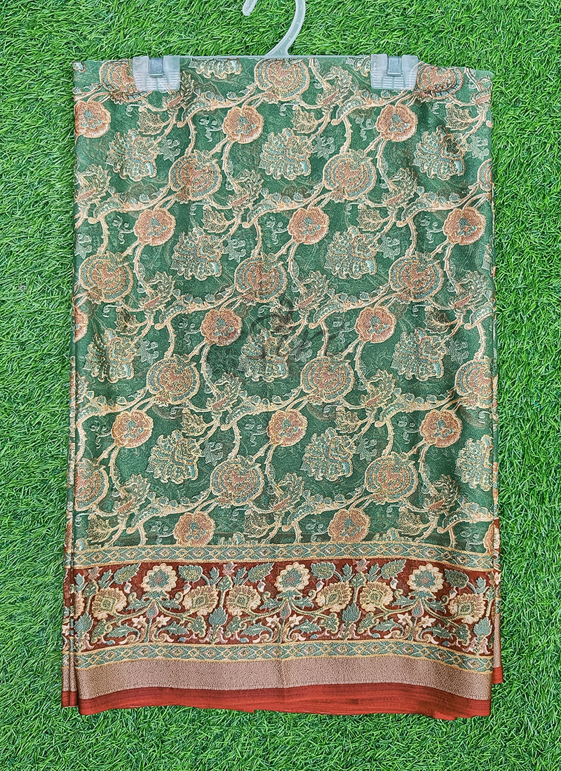 Beautiful Printed Brasso Saree in Foil Print