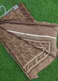Latest Beautiful Printed Crepe Saree with Blouse