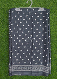 Latest Beautiful Printed Crepe Saree with Blouse