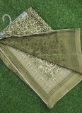 Latest Beautiful Printed Crepe silk Saree with Blouse