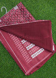 Latest Beautiful Printed Crepe silk Saree with Blouse