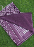 Latest Beautiful Printed Crepe silk Saree with Blouse