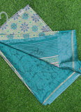 Beautiful Printed Semi Silk Saree with Blouse