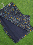 Beautiful Printed Floral Metal Georgette Saree