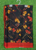 Beautiful Printed Floral Metal Georgette Saree