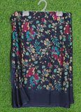 Beautiful Printed Floral Metal Georgette Saree