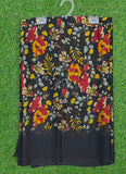 Beautiful Printed Floral Metal Georgette Saree