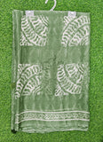 Beautiful Printed Chiffon Saree in Self Lines Texture