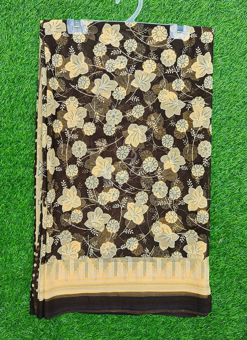 Beautiful Printed Georgette Saree