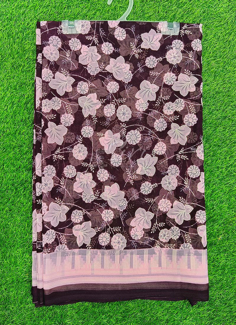 Beautiful Printed Georgette Saree