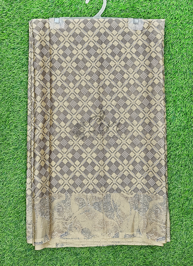 Beautiful Printed Crepe Chiffon Saree