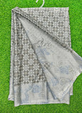 Beautiful Printed Crepe Chiffon Saree