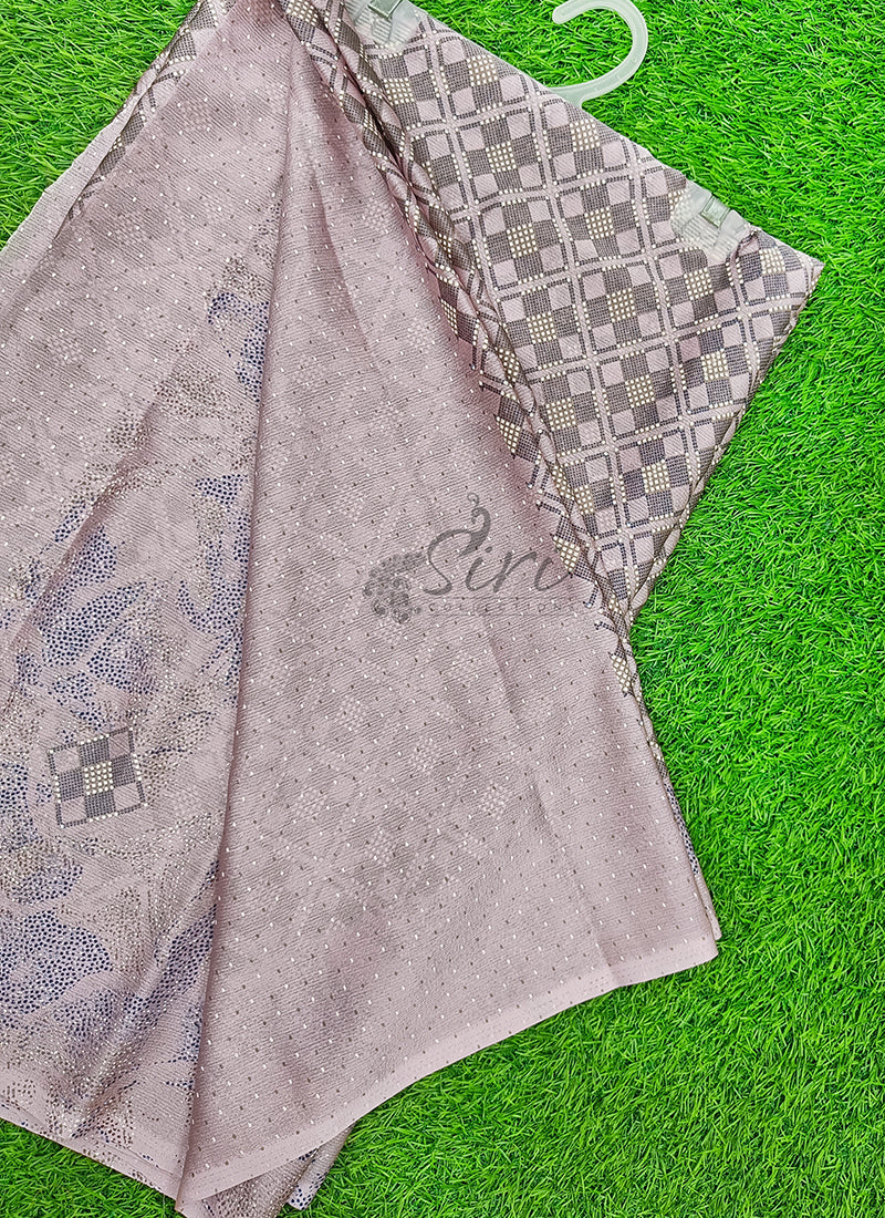 Beautiful Printed Crepe Chiffon Saree