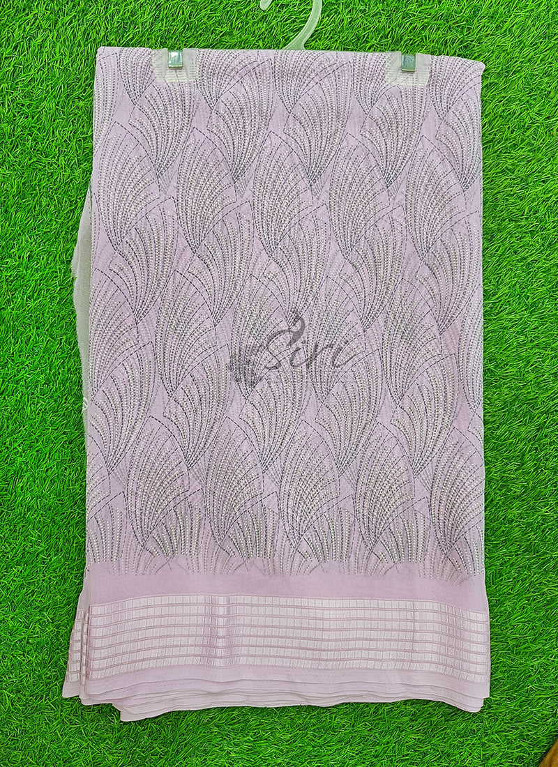 Beautiful Printed Georgette Saree