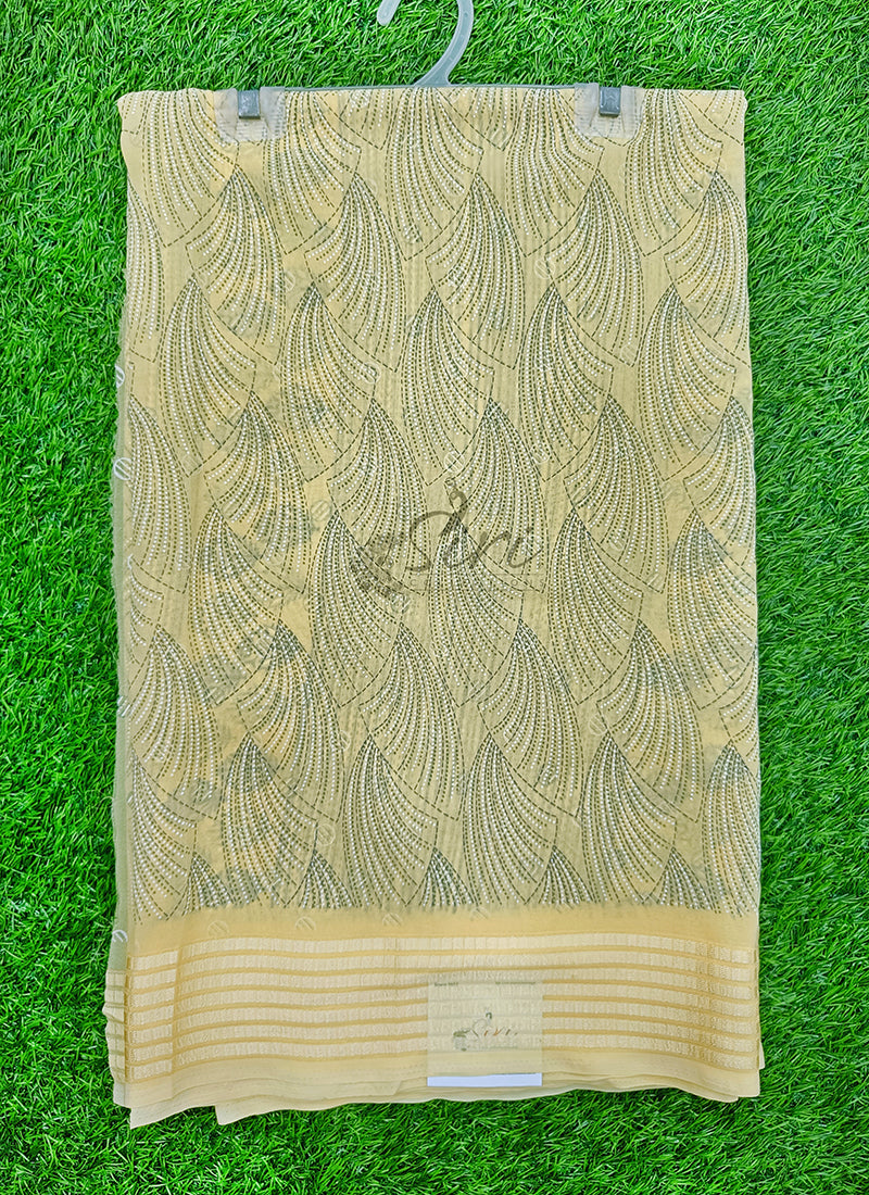 Beautiful Printed Georgette Saree