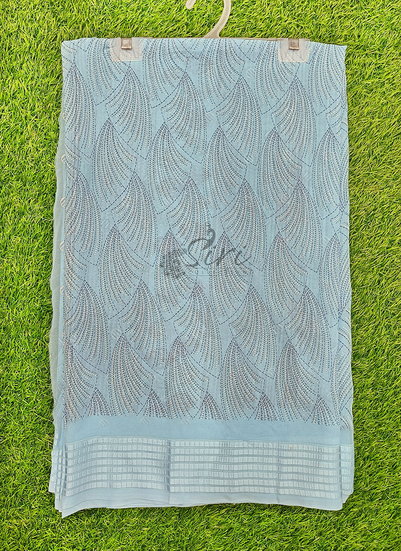 Beautiful Printed Georgette Saree