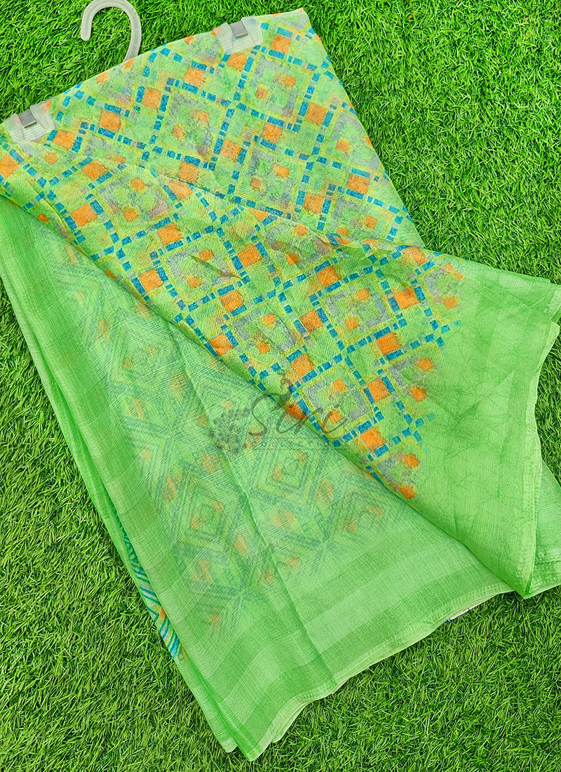Beautiful Printed Fancy Chiffon Saree