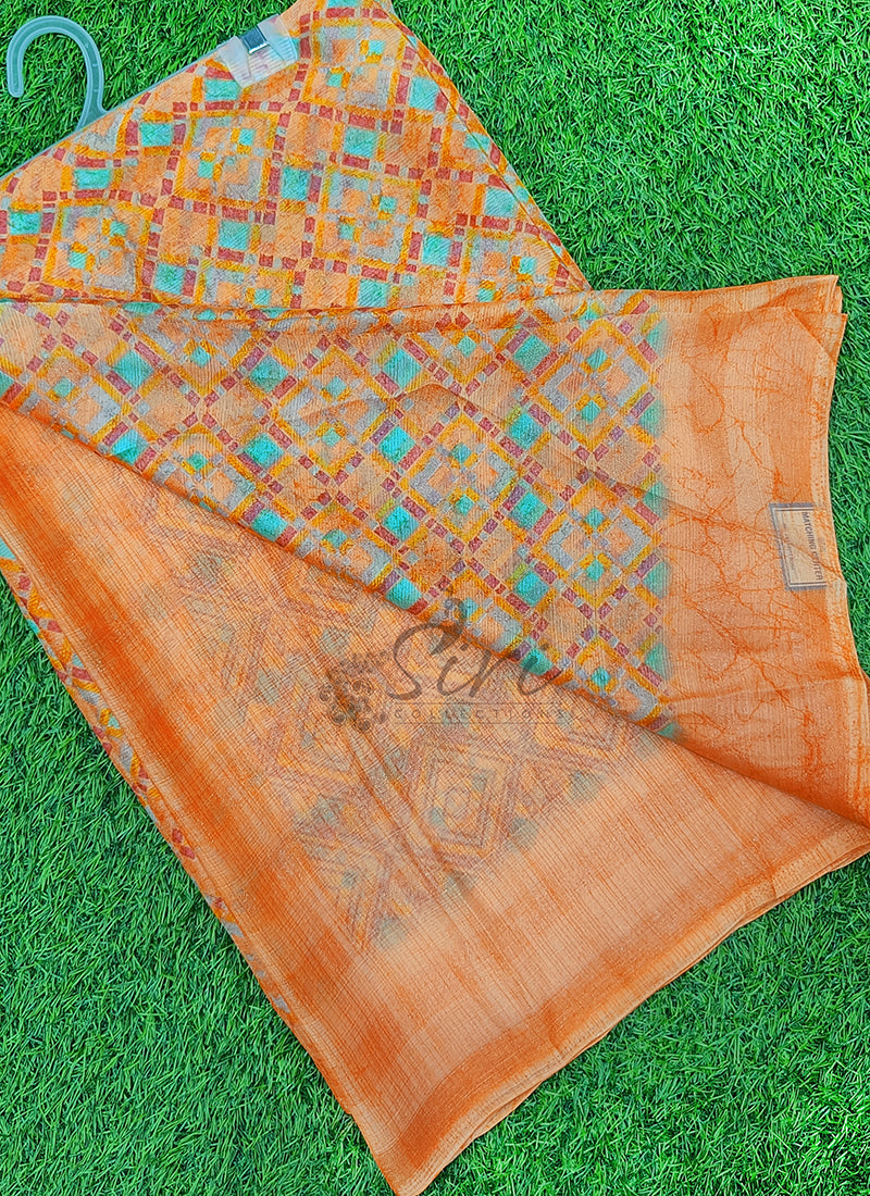 Beautiful Printed Fancy Chiffon Saree