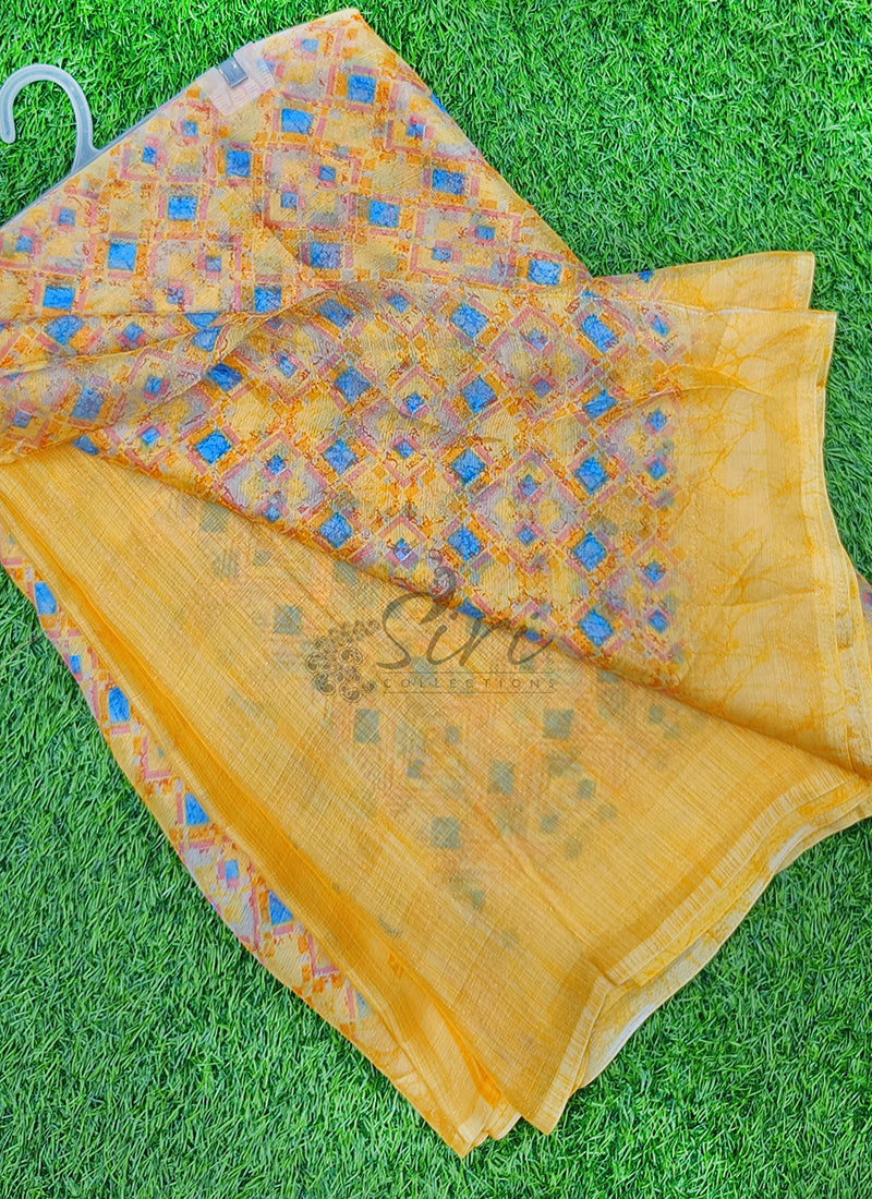 Beautiful Printed Fancy Chiffon Saree